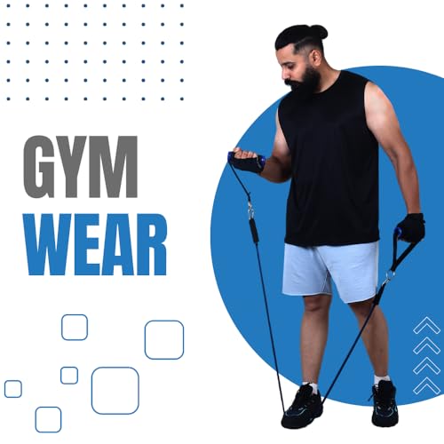 Image of Sleeveless T Shirts for Men - Gym Vest, Sando Tank Top Wear, Workout Baniyan, Stringers Inner Shirt, Bodybuilding Tshirts, Sports Tshirt Vests, Stylish Tanks Tops