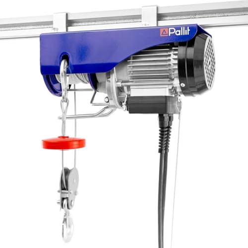 Elektrische Seilwinde 1200W - 240kg/480kg Tragkraft Mit 100m Funkfernbedienung
