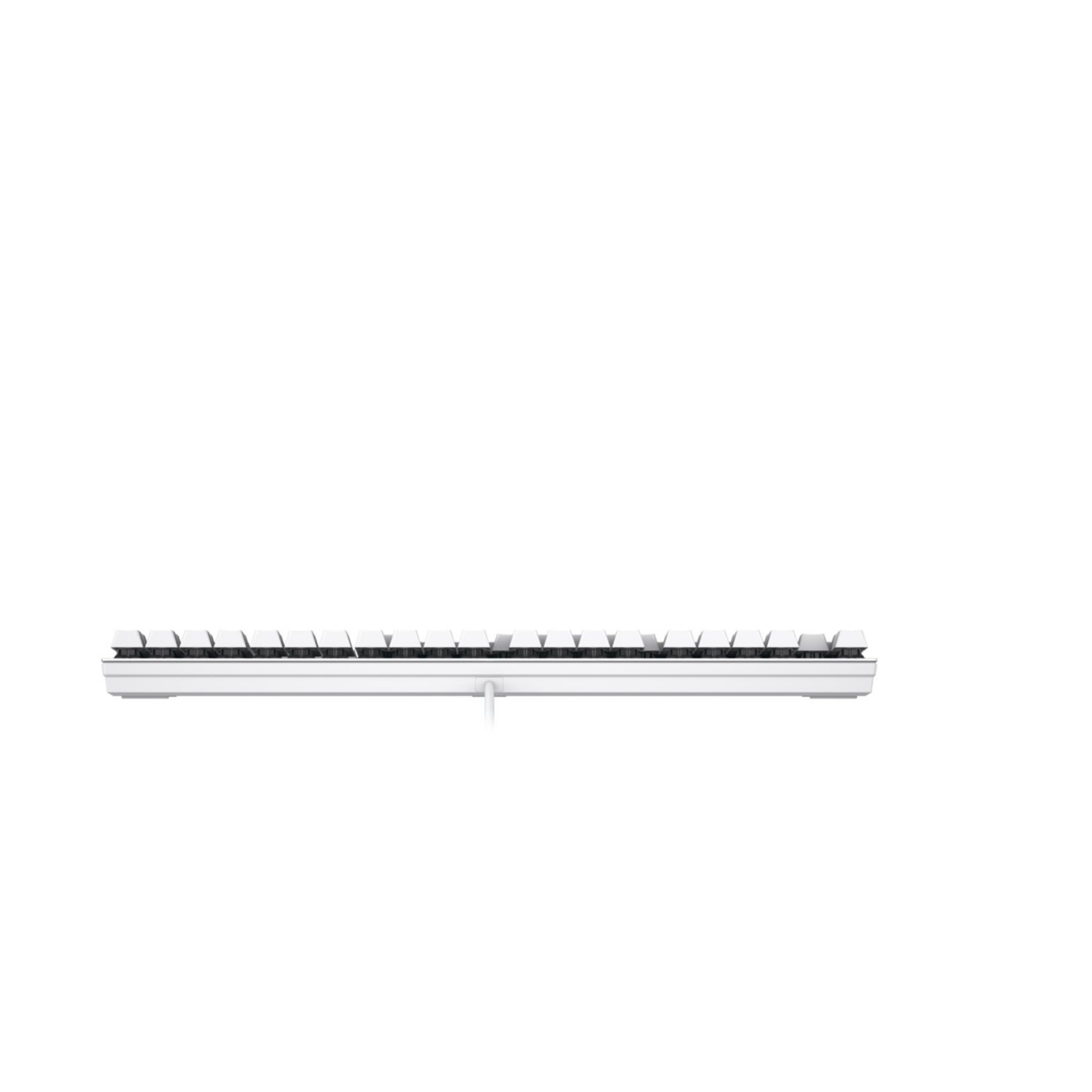Cherry KC 200 MX, Teclado Mecánico de Oficina con Placa de Metal Anodizado, Distribución de Teclado Alemán (QWERTZ), con Cable, Switches MX2A Brown, Blanco/Plateado