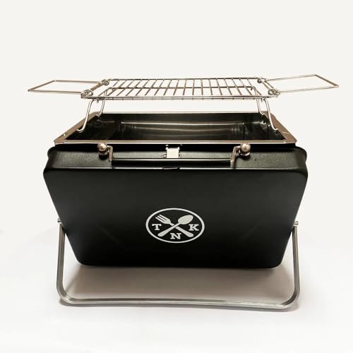 Nomads Kitchen Portable BBQ Briefcase | Lightweight Camping BBQ for Easy Outdoor Cooking | Ideal for Beach BBQs, Camping, Hiking & Travel | Compact & Portable Grill for Cooking On-The-Go
