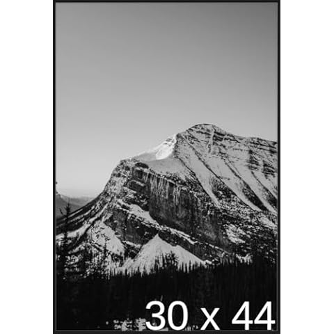 Frame It Easy 30 x 44 Satin Black Metal Frame (Ashford) Cover