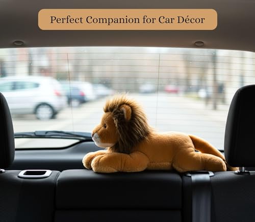 Image of Tickles Cute Lion Soft Stuffed Plush Jungle Animal Toy for Kids Boys & Girls Birthday Gift (Color: Brown Size: 35 cm)