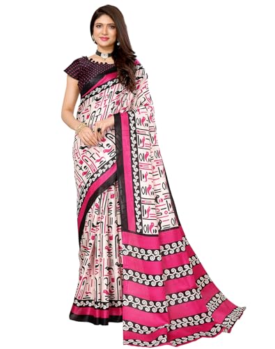 Sari indien en soie d'art imprimé Khadi bleu marine KULIA