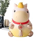 Parfaite pour Jeunes Épargnants: Dotée d'une expression douce et d'un design de cheval charmant, cette aide à les habitudes d'épargne. C'est un choix idéal pour les parents cherchant un cadeau réfléchi qui éduque et divertit les durant leurs premières années.