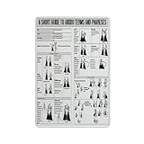 Aikido-Wissensschild aus Metall, Vintage-Dekoration für Kampfsportvereine: Eine kurze Einführung in Aikido-Begriffe und -Formulierungen, Blechplakat für Zuhause, Büro oder Zimmer, Vintage 8x12 Zoll