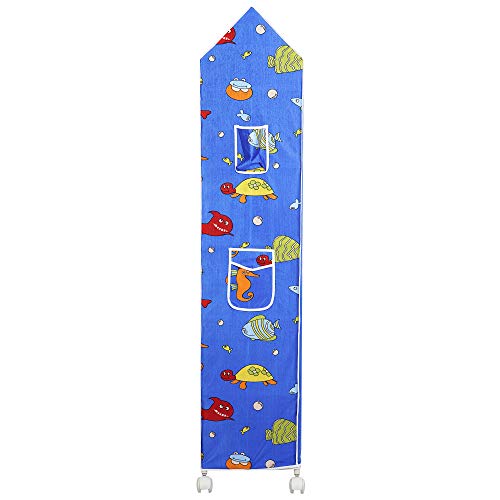 Image of Little One's | 6 Plastic Shelves Foldable Baby Storage Box (Made in India), ISI Certified, Unbreakable Material, (Plastic Structure) | Aquatic Blue | HP6 /FB