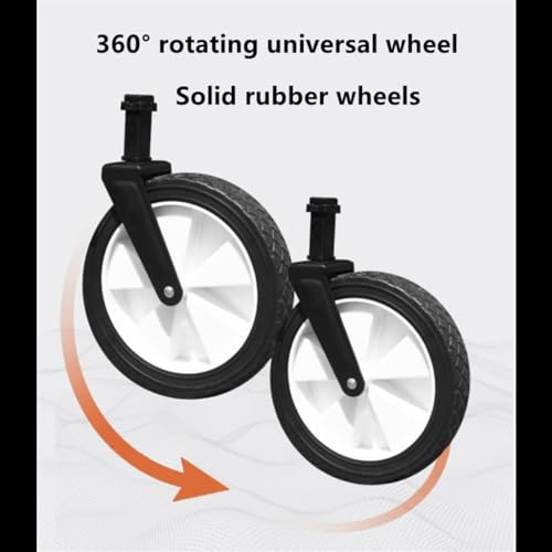 Einkaufswagen, tragbarer, zusammenklappbarer Einkaufswagen für Wohnmobil-Camping, Outdoor-Einsatz, Picknick, Garten, Herbstaktivitäten – Leichter und praktischer Allzweckwagen – Bild 6