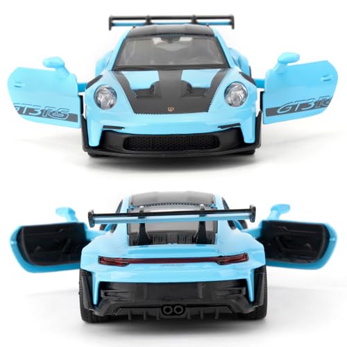 Modelo de auto Porsche 911 GT3 RS a escala 1:36 miniatura 6