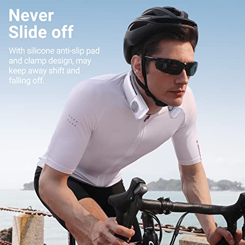 Torras Coolify 2 Neck Air Conditioner, Wrap-Around Cooling Neck Fan, Led Rechargeable Portable Neck Fan, 9-Mode Personal Fan 3-Speed, Bladeless Fan No Falling, Neck Cooler And Heater, Arctic White. #TOP6