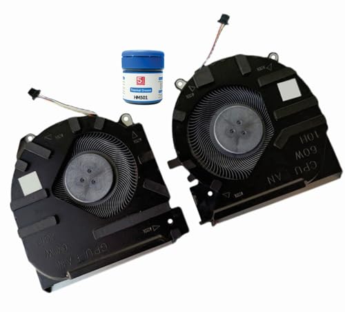 SpareWave High- Quality Replacement Internal CPU+GPU Cooling Fan For HP Victus 16-D 16-E 16-D0111TX 16-e0011ns NS75C06-20K21 Comes With Complimentary MH501 Thermal Greasen (Cooling paste).