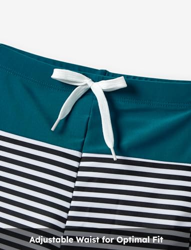 Image of PATPAT Family Matching Swimsuits: Mommy and Me One Shoulder Colorblock Bathing Suits One Piece Swimwear Sets