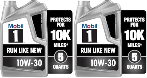 Mobil 1 Advanced Full Synthetic Motor Oil 10W-30, 5 Quart (Pack o...