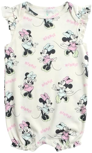 Grenouillères Minnie Mouse manches à volants pour les siestes de bébé - 5