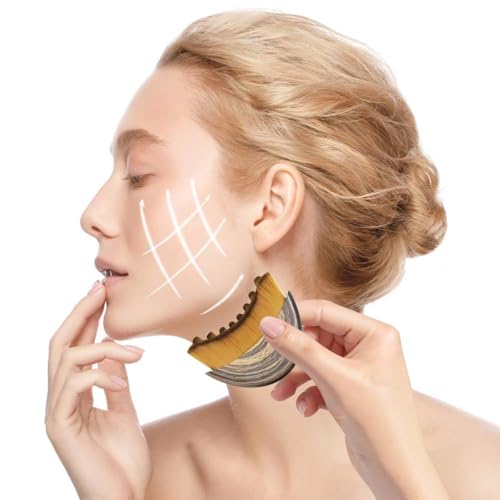 Funalix Lymphatische Gesichtsbürste Set – Lymphdrainage Massagegerät für Kinn & Kieferformung, Sanfte Trockenbürste zur Gesichtsreinigung & Straffung