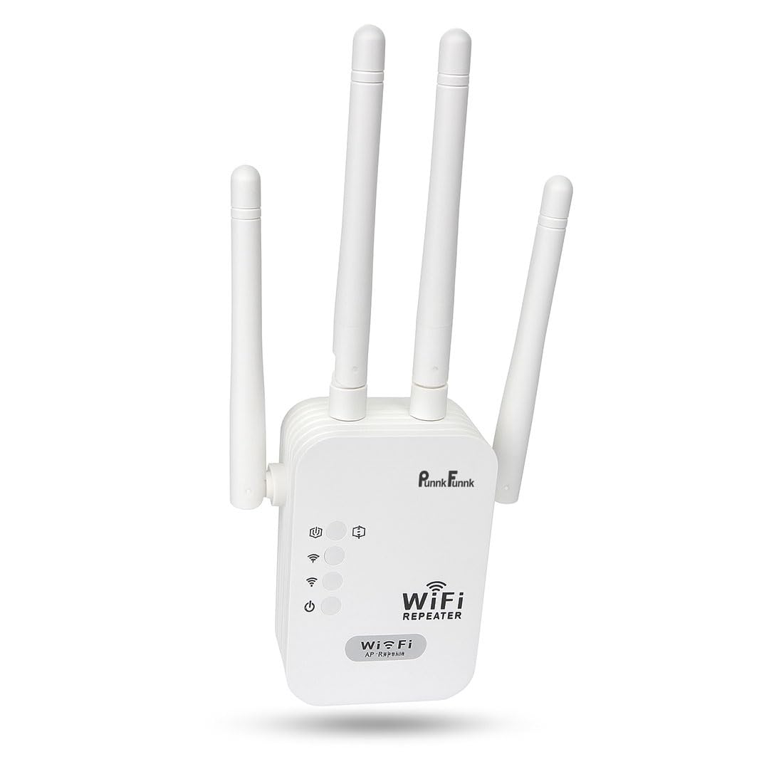 PunnkFunnk 300Mbps WiFi Range Booster – Dual Band Repeater & Access Point | Easy Installation | Strengthens Wi-Fi up to 10m | Connect 10 Devices at Once-image-7