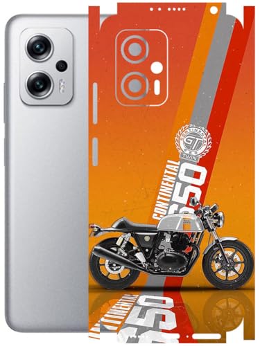 Image of AtOdds - Full Body Back Screen Guard Protector Film - Lamination Wrap Skin Sticker Compatible with REDMI K50i (5G) | Scratchproof Matte Finish (Bullet)