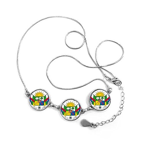 Collier Afrique Centrale pendentif rond symbole pour vos tenues du quotidien