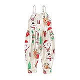 Ärmellos Kind Hosenträger-hose Romper Mädchen Weihnachts Cartoon Druck Jumpsuit mit Tasche Sommer Cool Atmungsaktiv Overall Strampler