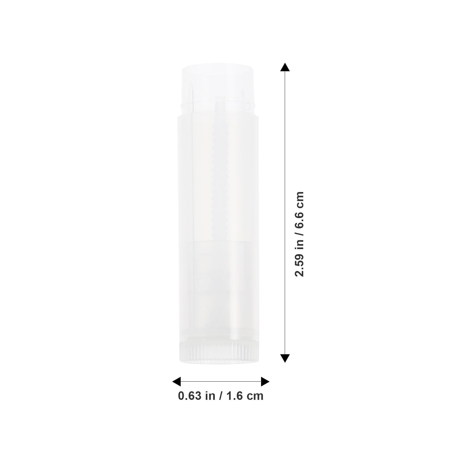 BESPORTBLE 200 Tubetti Vuoti per Balsamo Labbra con Tappo, Tubetti per Rossetto Ricaricabili per Cosmetici Fai da Te, Contenitori per La Cura Delle Labbra E La Conservazione Del Rossetto