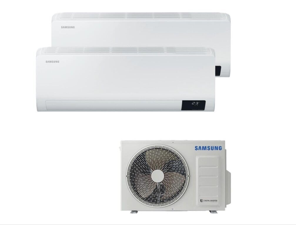 SAMSUNG LUZON CLIMATIZZATORE AJ050TXJ2KG DUAL 9000+12000 BTU 19DB CLASSE A++