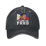 KWQDOZF Ich stehe für Prrd Cap für Frauen-Unterstützer Digong Duterte Philippine Du30 Womens Baseballs
