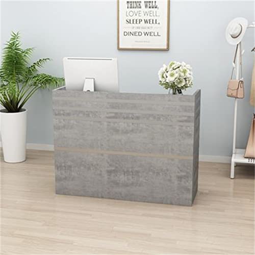 Empfangstresen Klein 60x40x92cm - Rezeptionstheke Mit Schrank Für Büro & Laden
