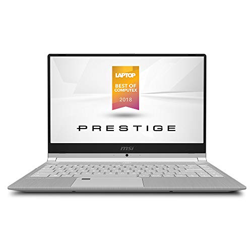 MSI PS42 8M-064US Professional Thin Bezel Laptop (Windows 10 Pro, Intel Core i5-8250U, 14" LCD Screen, Storage: 256 GB, RAM: 8 GB) Silver