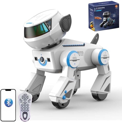 X-Verse Robot radiocommandé pour enfants - Parole et interaction - Danse programmable - Musique - Cadeau pour garçons et filles de 3 à 12 ans - Blanc