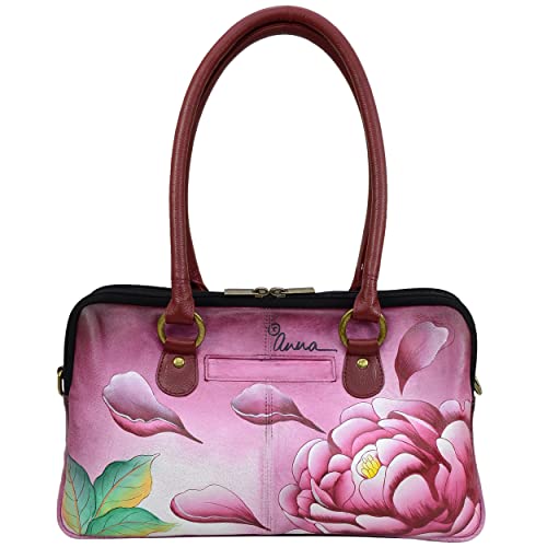 Image of Anna by Anuschka Women's Hand-Painted Genuine Leather Multi Compartment Satchel