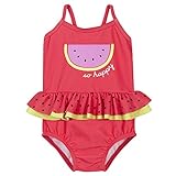 Gerber Girls' One-Piece Swimsuit, Watermelon, 3T
