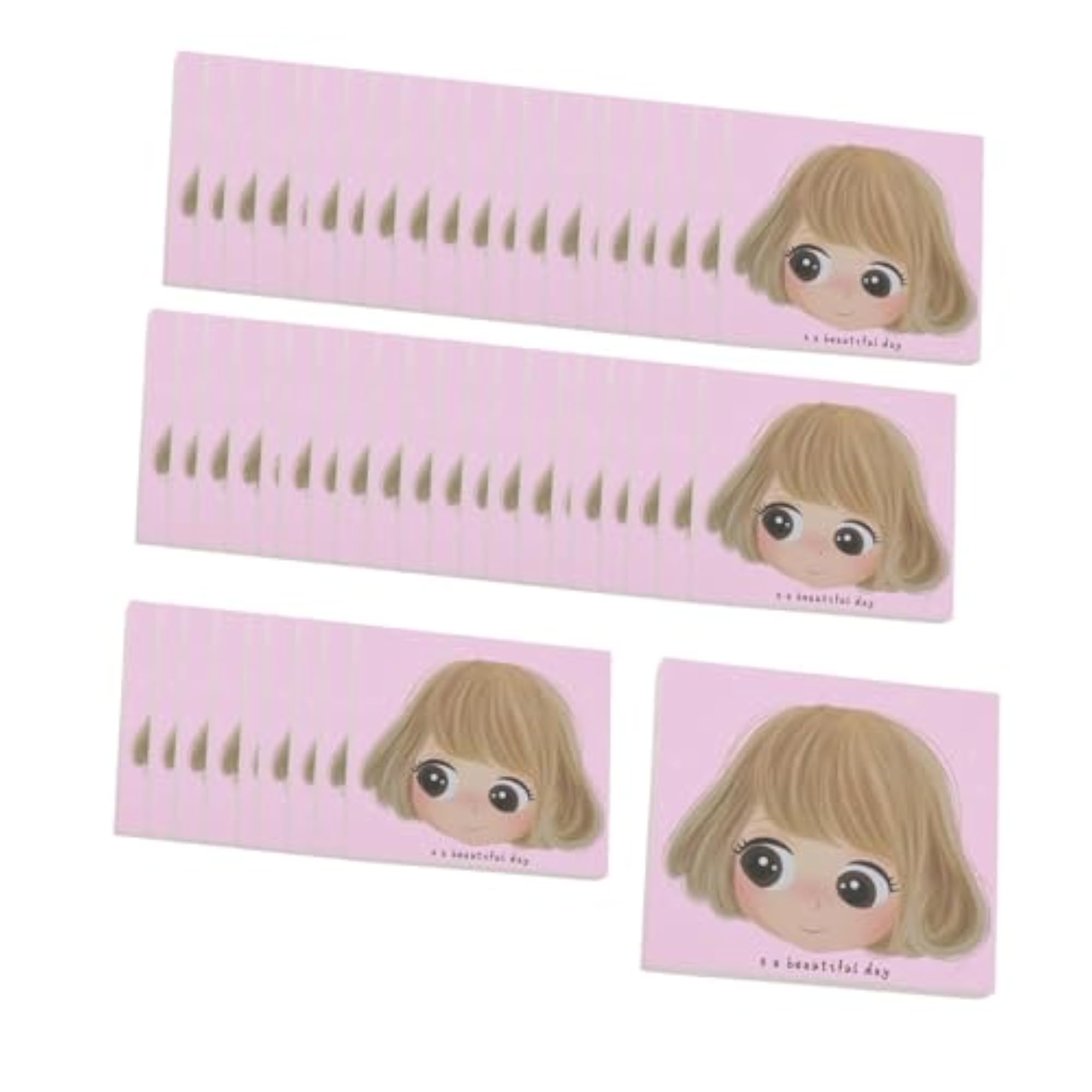 Hair Clip Display Cards, Pack of 50 Cardboard Tags