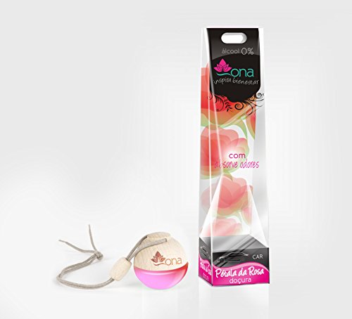 ONAROMA Ona Long Lasting European Scent Car Oil Fragrance Air Freshener 0% Alcohol (Rose Petals)