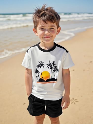 Image of GERU Oversize Boys Summer Sets Short Sleeve Top+Shorts (order a size down)