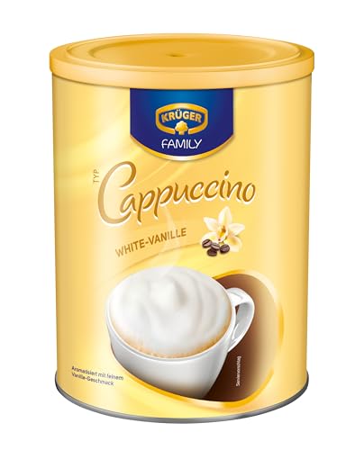 KRÜGER Family Cappuccino White Vanille Instantkaffee 450g Dose