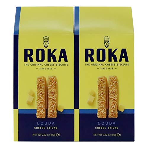 Roka Super Cheesy Gouda Cheese Sticks 2 pack 2.82 Ounce