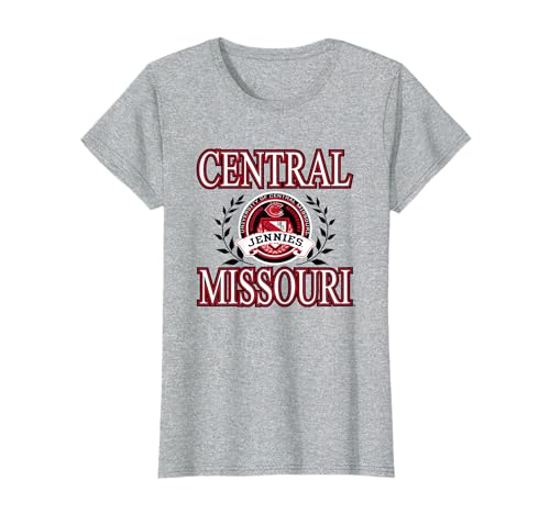 Central Missouri Mules Laurels Logo Officially Licensed T-Shirt