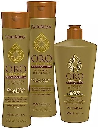 Natumaxx Oro Therapy Shampoo E Condicionador 300ml+ Leave-in
