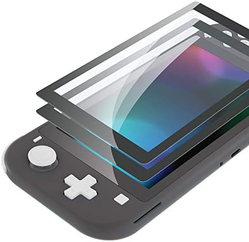 （21:00時点） eXtremeRate スイッチライトに対応用強化ガラススクリーン保護フィルム、switch liteに対応用透明なHDクリアセーバー保護フィルム［傷防止、指紋防止、飛散防止、バブルフリー］【グレー】