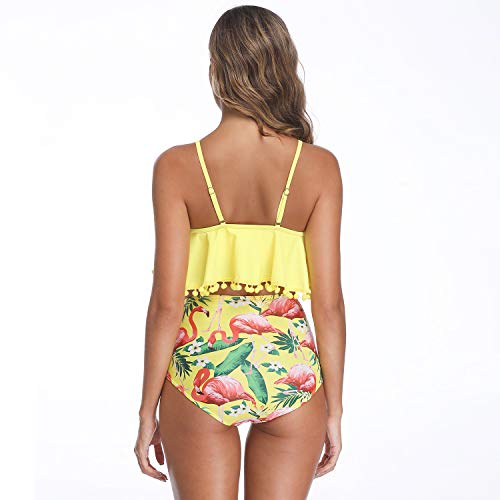 MITALOO Swimsuit Two Pieces Women Bathing Suits Racerback with High Waisted Bottom Tankini Set