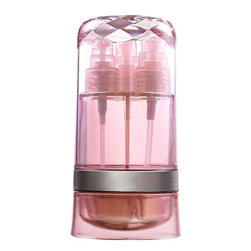 TTFLY dispensador de viaje multifunción 6 en 1, dispensador de champú y gel de ducha, botella portátil de 7,2 x 6,6 x 14,2 cm Cover