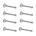 (Lot of 40 Pcs) Wholesale Set Box Set Stainless Steel Rhinestone Crystals Piercing Jewelry Nose Studs Rings Pins, Hypoallergenic, Lead-Free, Nickel-Free, Bling-Bling (2. 1.5mm White Crystal x 40P)
