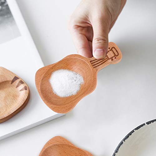 Hemoton 2 peças de tigelas de madeira para molho, pratos de tempero, pauzinhos descanso, suporte par