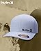Hurley Men's Baseball Cap - Flexfit Curve Bill Fitted Trucker Hat for Men (S-XL), Size Large-X-Large, Pacific Blue