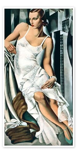 Posterlounge Ritratto di Madame Allan Bott Poster di Tamara de Lempicka 70 x 140 cm Quadri Decorazione per pareti