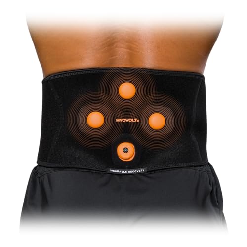 McDavid Myovolt Vibration Compression Back Wrap, Helps Reduce Pain, Stiffness, Soreness & Aid Muscle Recovery, Delivers Targeted Deep Tissue Treatment