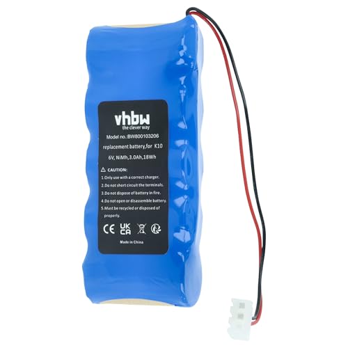 vhbw Ni-MH accu 3000mAh (6V) voor gereedschappen Bosch Somfy K8, K10, K12, K17 zoals 9 500 005, 9000163, FD252/10, 8781105908. - Afbeelding 4