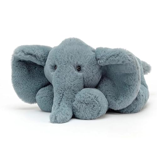 Image of Babique Fluppy Sitting Elephant Stuffed Plush Animal | Super Soft Toy | for Kids Birthday Gifts, Baby, Kids, Boys /Girls and Women (45 cm)
