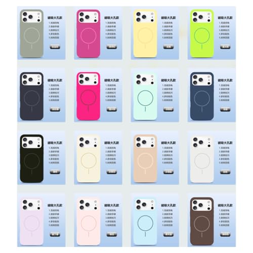 Coque iPhone 13 or désert magnétique en silicone liquide antichoc - 5