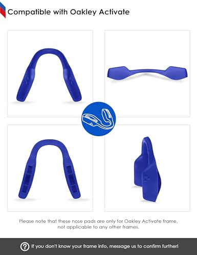 Image of BLAZERBUCK Replacement Nose Piece Nose Pads for Oakley Activate OX8173 Eyeglasses