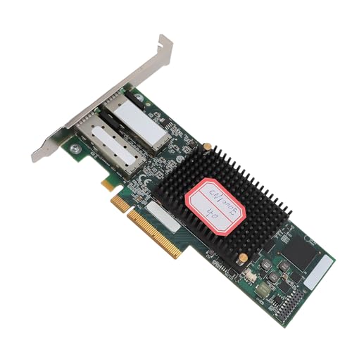 Tarjeta de Red PCI Express, Adaptador de Red PCIe de Puerto Dual SFP+ Compatible para PC miniatura 3